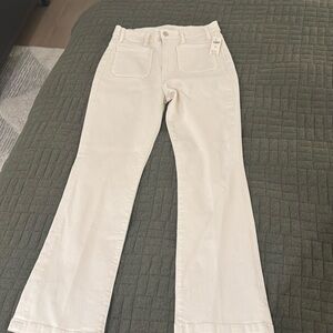 MOVING SALE - Mother denim Hustler Patch pocket flood jeans